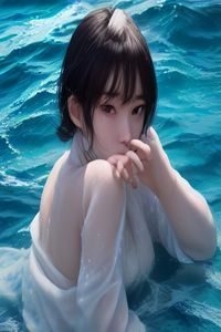 国产剧情片封面，古镇街道清晨薄雾中人物独行，水墨风格构图，文艺气息浓郁